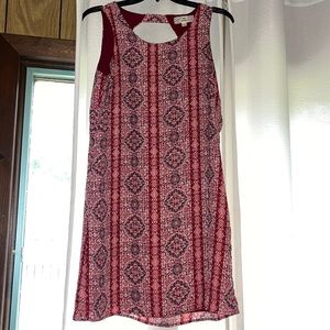 Woman’s Patterned Detailed Dress